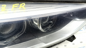 BMW X3 G01 18-21 Halogen+LED Front Right Headlight Assembly, with Mount, Scratched