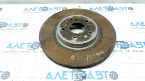 Front right brake disc for Honda CRV 20-22 hybrid, 320/28mm, rusty