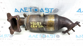 Honda CRV 20-22 hybrid exhaust manifold with catalytic converter, water damage, rusty