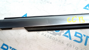 Molding door-glass center rear right VW CC 08-17 chrome, worn