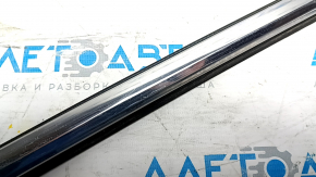 Door-glass molding, center rear left, Lincoln MKX 16-18, chrome, worn