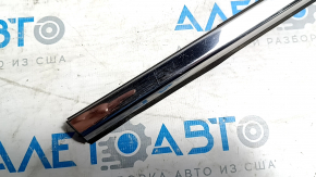 Door-glass molding, center front right, Lincoln MKC 15-19, chrome, worn