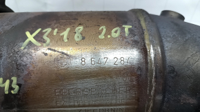BMW X3 G01 18-22 2.0T catalytic converter mesh is torn