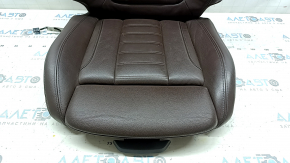 Driver's seat upholstery BMW X3 G01 18-21 Vernasca Mokka brown leather, heated, cut