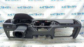 Front dashboard with Airbag BMW X3 G01 18-21 black, with projection, with steering column frame, light and deflector control
