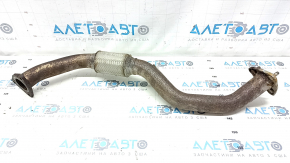 The Honda CRV 20-22 hybrid exhaust pipe is rusty.