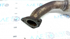 The Honda CRV 20-22 hybrid exhaust pipe is rusty.