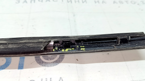 Door-glass molding, center rear right, Honda CRV 17-22, chrome, broken fasteners