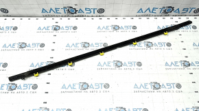 Door-glass molding, central front left, Honda CRV 17-22, chrome, broken fasteners