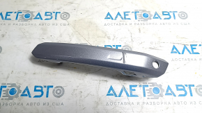Audi Q5 80A 18-24 keyless outer front left door handle assembly, 3 parts, scratched