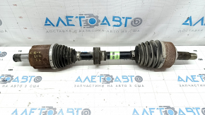 The front left half-shaft of a Honda CRV 20-22 hybrid is rusty.