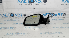 Left side mirror assembly for BMW 3 Series F30 4D 13-18 USA, 5 pins, mat mount, turn signal, auto-folding, white