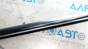 Door-glass molding, center front left, Cadillac ATS 13-18, chrome, worn