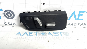 BMW 3 Passenger Seat Control F30 12-18 Black with Chrome, Type 2