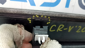 Lower front left door trim for Honda CRV 17-22, structure, broken fasteners, dent