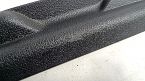 Right passenger seat runner trim for BMW 3 F30 12-18, black, scuffed