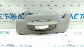 Left sun visor for BMW i3 14-21, gray, without hook, without backlight, dry-cleanable