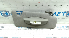 Right sun visor for BMW i3 14-21, gray, without hook, without backlight, dry-cleanable