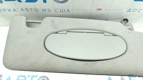 Right sun visor for BMW i3 14-21, gray, without hook, without backlight, dry-cleanable