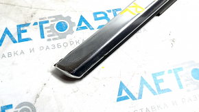 Door-glass molding, center rear left, Cadillac CTS 14-19, chrome, worn