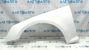 Front left wing for Audi A4 B9 17-19 with brackets, white LY9C, dented