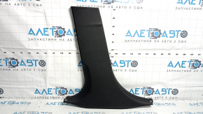 Lower left center pillar trim for BMW 3 F30 12-18, black, scratches