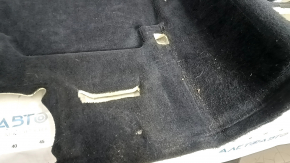 Rear floor covering for BMW 3 Series F30 12-18, black, dry-cleanable