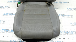 Honda CRV 17-22 passenger seat upholstery, gray leather, perforated, heated, water resistant, dry cleanable