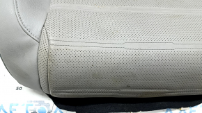 Honda CRV 17-22 passenger seat upholstery, gray leather, perforated, heated, water resistant, dry cleanable
