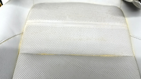 Honda CRV 17-22 passenger seat upholstery, gray leather, perforated, heated, water resistant, dry cleanable