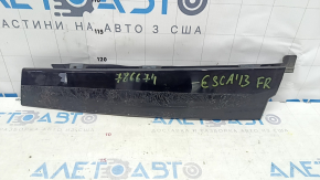 Ford Escape MK3 13-19 front right side door trim, gloss black, scratches
