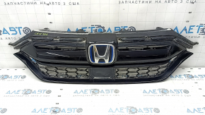 Radiator grille assembly Honda CRV 20-22 with badge, hybrid, under radar, with molding overlays, sand