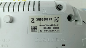 Honda CRV 2020 hybrid EX-L, Touring instrument cluster, scratches, crack in glass, cracks in mountings