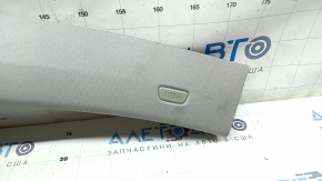 BMW i3 14-21 right front pillar trim, gray and black, dry-cleanable