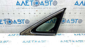 Rear right window, blind glass, Honda Insight 19-22, chrome, scratches on chrome