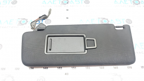 Left sun visor for Volkswagen ID.4 23-25, black, with backlight, without hook