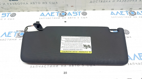 Right sun visor for Volkswagen ID.4 23-25, black, with backlight, without hook