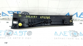 Honda CRV 17-22 rear right door sill trim, black, scratches