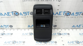 Honda CRV 17-22 rear center console trim, black, with air duct, scratches