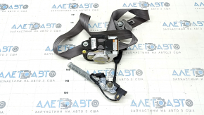Driver's seat belt with tensioner for Honda CRV 17-22, gray, water damaged (does not retract), dry cleanable