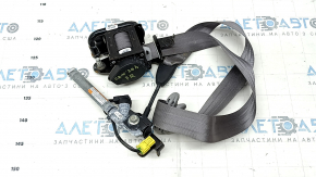 Honda CRV 17-22 passenger seat belt with tensioner, gray, water damaged (does not retract), dry cleanable