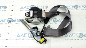 Honda CRV 17-22 passenger seat belt with tensioner, gray, water damaged (does not retract), dry cleanable