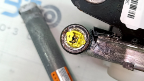 Honda CRV 17-22 passenger seat belt with tensioner, gray, water damaged (does not retract), dry cleanable
