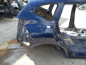 Honda CRV 20-22 hybrid rear right quarter wing on the body, blue