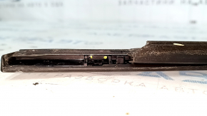 Door-glass molding, center rear right, Honda Insight 19-22, chrome, broken mount
