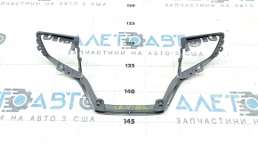 Upper steering wheel cover for Honda CRV 19-22, gray, cracks in the fasteners