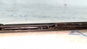 Door-glass molding, center rear left, Honda Insight 19-22, chrome, broken fasteners