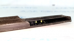 Door-glass molding, center rear left, Honda Insight 19-22, chrome, broken fasteners