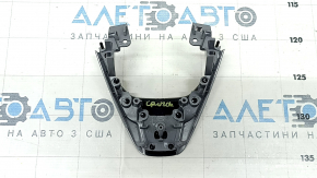 Honda CRV 22 lower steering wheel trim, black with chrome, scratches