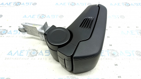 BMW i3 14-21 center console armrest, black leather, torn